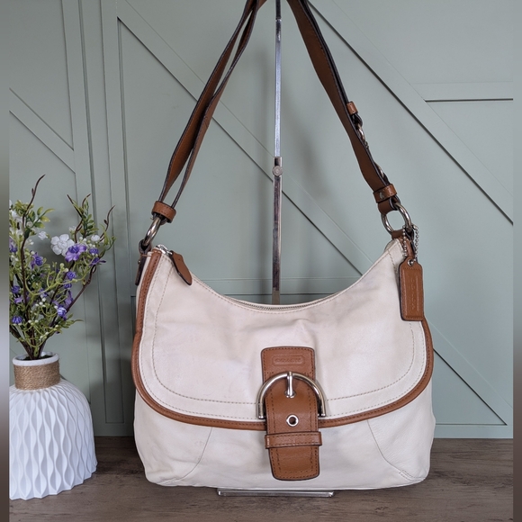 Vintage Coach Soho Hampton Leather Shoulder Bag